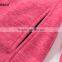  hot sale kids half zipper red girl fleece sweater jacket
