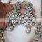 PEARL Gold Plated LONG Necklace EARRING Set
