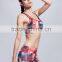 New Wholesale Women Printing Padded Sports Yoga Bra