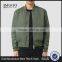 MGOO Custom Made Olive Green Mens Winter Jacket Fashion Custom Padded Zip Up Bomber Jackets For Men