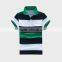 Stripe Men's Polo Shirt With Ribbon