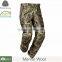 Men's outdoor climbing pants with rip stop,men's merino wool camouflage rip stop pants