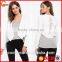 Latest Contrast Front Lapels Pointed Hem Blazer Sexy Women Blazer 2015