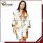 Bridesmaid Robes Colorful Summer Bride Satin Robe Floral Robes FRS020