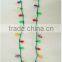 Festival jewelry christmas LED flashing necklace