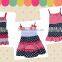 Star Printed Western Girls 4th of July Dress For Wholesale