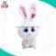 best made cuddly stuffed plush white rabbit toy