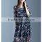 2017 Ladies Fashion Casual Dress Women Sexy New Style Long Chiffon Dresses
