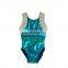 latest fashion high quality red sleeveless gymnastics leotards sexy girls customized design