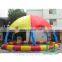 Hot summer hot sale swimming pool giant inflatable unicorn pool float inflatable frame pools inflatable adults pool