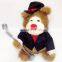 Taking the Microphone Wearing Suit Electric Plush Bear Toys Singing Bear