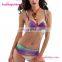 Fashion One Piece Sexy Deep V Neck Swimwear Woman