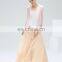 T-SK522 Latest Fashion Summer 2016 Maxi Long Slipt Designer Flowing Skirt