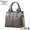 CR new business ideas europe leather handbag high quality women pu tassel custom tote bag