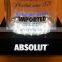Laser cutting LOGO lighted LED Bottle Glorifier LED Bottle Base LED Bottle Display
