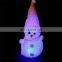 Guangdon factory offer Christmas decoration colorful Glowing snowman led decoration light wholesale night light