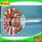 Fashionable Promotion paper sticker plastic round fan
