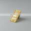 High Quality Polished Matt Gold Silver Apple Logo Lapel Pin Badge