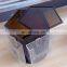 Clear black rotating PMMA brochure holder plexiglass document display rack acrylic document display