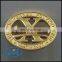 Shiny Finish Gold and Silver Color Metal Crafts Souvenir Coin for Sales