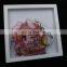 Fashional high clear acrylic keychain with colour printed