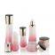 New Arrival 50G 40Ml Skin Care Packaging Black Cosmetic Glass Bottle Set