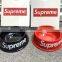 Red black Supre me Popular logo Pets Feeder Water Bowl Cat Bowl Sup