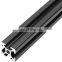 Shengxin anodized black industrial aluminium alloy t v slot guide rail extrusion profile connector for CNC router