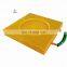Portable mobile durable crane outrigger pads, rubber car jacking pad, rv leveling blocks