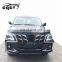 High quality pp material CQCV style body kit for patrol Y62 front bumper rear bumper wider fender and rear spoiler grille