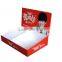 Custom design cardboard counter display/retail counter display design/jewellery counter display