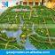 Custom-built terrain city planning architectural scale model makers