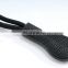 Black Nylon Cord Soft Slider Bag Plastic Rubber Pvc Zipper Puller