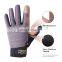 HANDLANDY Brown Pigskin Leather Vibration-Resistant Foam Padded Safety Mechanic Gloves Automotive Working Gloves For Men