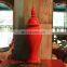 Tall Chinese Hand Maded Ceramic Porcelain Red Temple Jar Lots Of Color Available