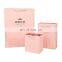 Custumized bulk sunglasses shipping paper bag pink a3 gift packaging bag
