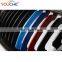 E60 Gloss M color front bumper kidney grille for BMW 5 series E60 E61 2004-2009 front hoot mesh