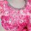 hot-selling Kids Deep Pink flower princess lace party Feather dresses for children