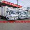 Customized dongfeng tuyi 4*2 LHD petrol engine mini refrigerated van truck for sale 0.5T-1T