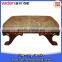 American style round seater wooden foot stool cross step stool bedroom livingroom furniture