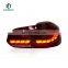 Landnovo high quality factory sale auto car rear lamp tail light for VW golf 6 dragon scale 10-16 red led taillight