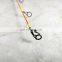 JOHNCOO EXP Portable Mini Carbon Fiber 45CM 55CM Ice Fishing Rod