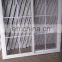 China Factory Upvc horizontal Single sliding windows glass glazed sash upvc pvc sliding