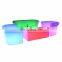plastic led bar furniture led cube chair outdoor led cocktail table light up bar led table portable hotel lounge bar couch sofa