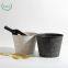 CUUC Embossed Christmas Tin Bucket Flower Pot for Home Decoration