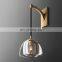 Gold linear luxury crystal glass modern chandelier for dining room area living table pendant lights