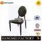 Design metal frame luxury round back dining chair