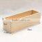 high quality eco-friend pine wooden storage box wholesale without lid