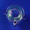 Custom Quartz Glass Reactor With Side Tubes High Temperature Resistance Flange Tube Reactor