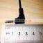 10cm gold right angle 4 poles 4C male to female 3.5mm TRRS cable